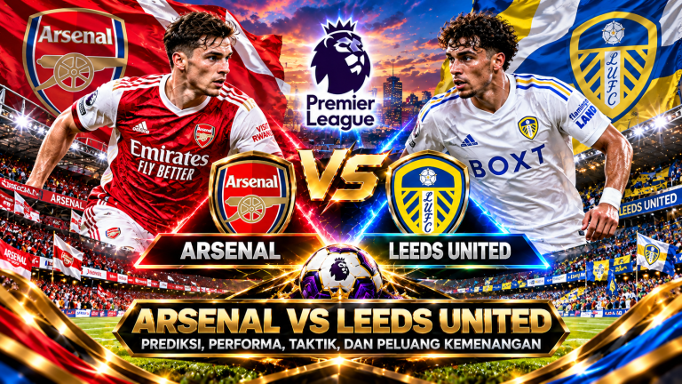 Arsenal vs Leeds United: Analisis Pertandingan, Kekuatan Tim, dan Prediksi Laga Liga Inggris