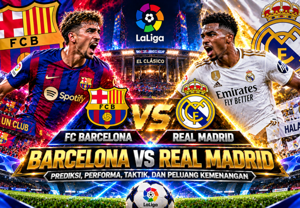 Barcelona vs Real Madrid: Analisis El Clásico, Taktik Permainan, Pemain Kunci, dan Persaingan Gelar La Liga