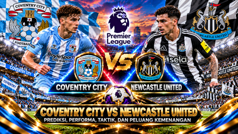 Coventry City vs Newcastle United: Analisis Pertandingan, Performa Tim, dan Duel Taktik Liga Inggris